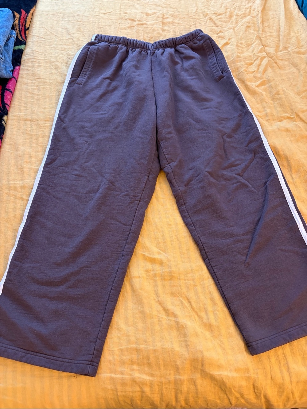 Okay to Rest brown track sweats
